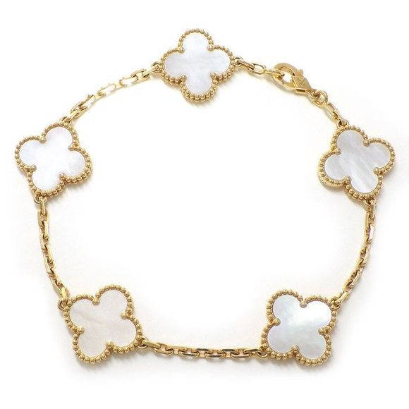Van Cleef & Arpels Van Cleef & Arpels Bracelet Vintage Alhambra 5 Motif - Picture 1 of 10